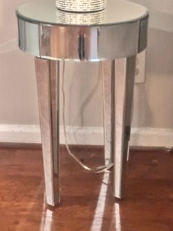 Glass end tables