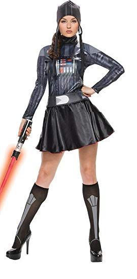 Women Star Wars costume - Darth Vader & Boba Fett with helmet