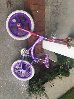 16” girls bike purple $15 good condition