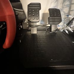 Steering Wheel And Pedals Gaming