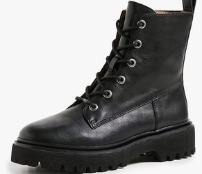Madewell Women's The Rayna Lace-Up Boots 7.5