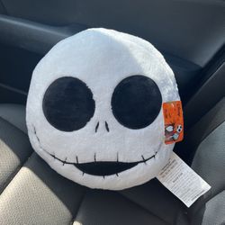 16” Jack Skellington Decorative Pillow Soft & Cuddly Halloween Decor