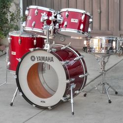 Vintage 80's Yamaha 8000 Series Drum Set 12" 13" 16" 22" 14"