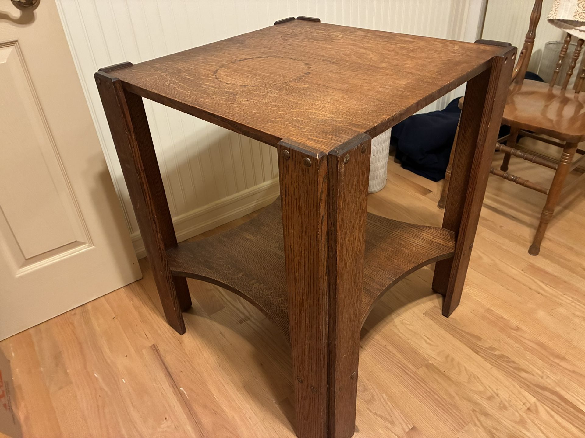 Oak Library Table