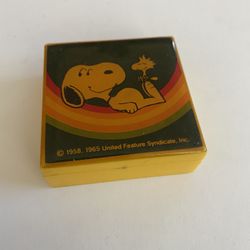 Snoopy Woodstock Mini Boxe 1965 Vintage