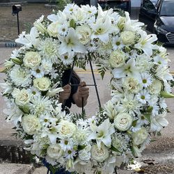 Funeral Flower Wreath 
