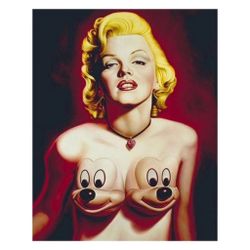 Popaganda: The Art and Crimes of Ron English - Marilyn Monroe x Mickey Mouse Print2005 (Rare!)