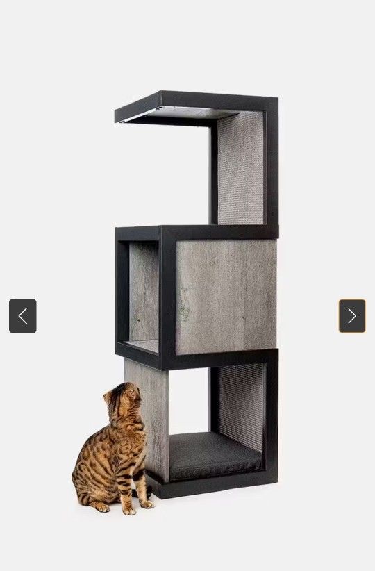 Litterbox Brand Cat Cube Tower NEW