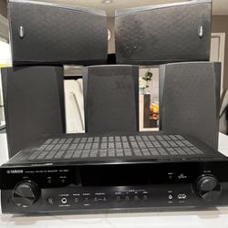 Yamaha Receiver Bundle - 5.1 Surround Sound System