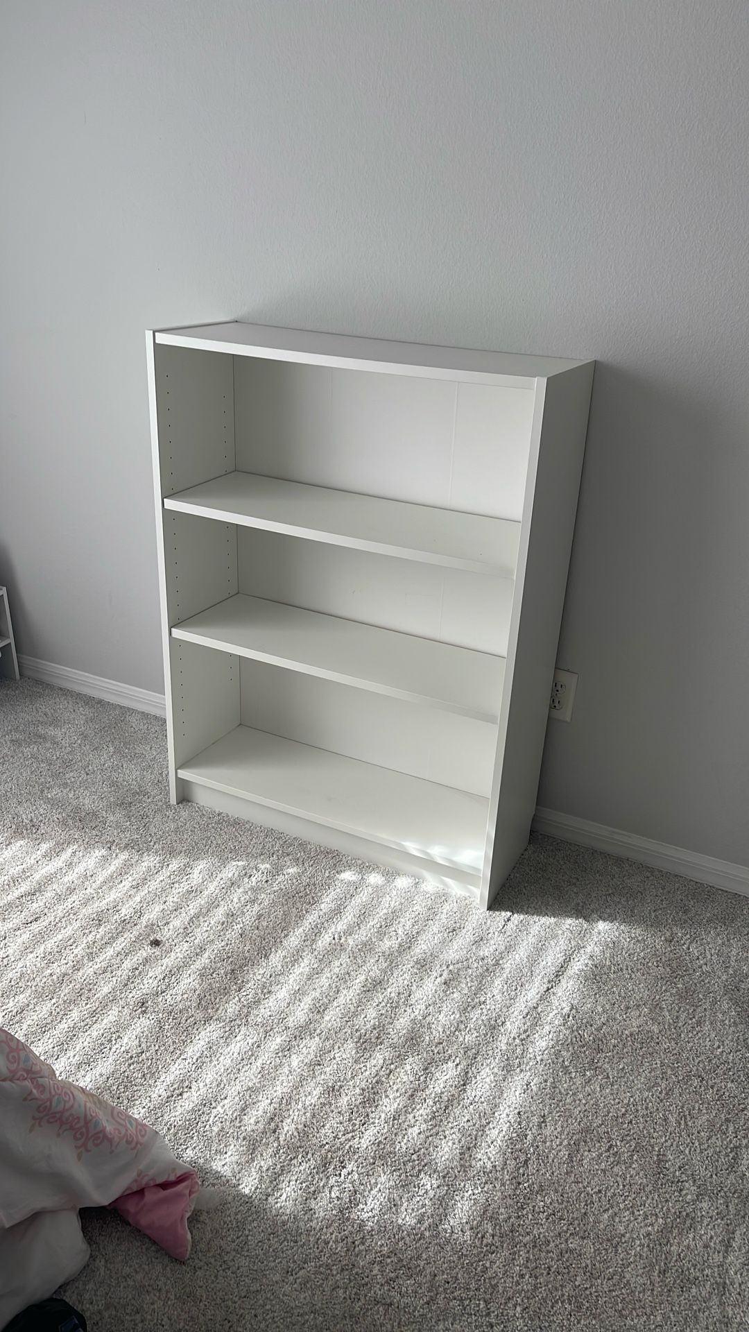 IKEA Bookcase Shelves Storage Like New White