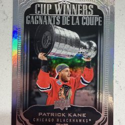 Patrick Kane 2020-21 UD Tim Hortons Cup Winners #CW-10 Chicago Blackhawks