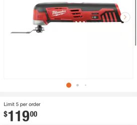 M12 12V Lithium-Ion Cordless Oscillating Multi-Tool Milwaukee