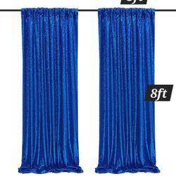 2ftx8ft  Royal Blue Sequin 2 Backdrop  Panels New
