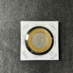 1993 mexico 20 Nuevos pesos