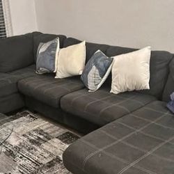 Grey Sectional Couch 