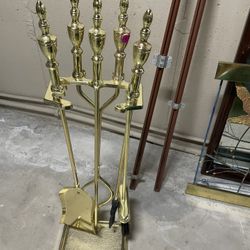 Brass Fire Tools