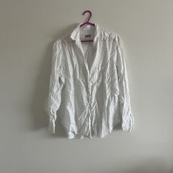 Women’s Linen Button Down Blouse 