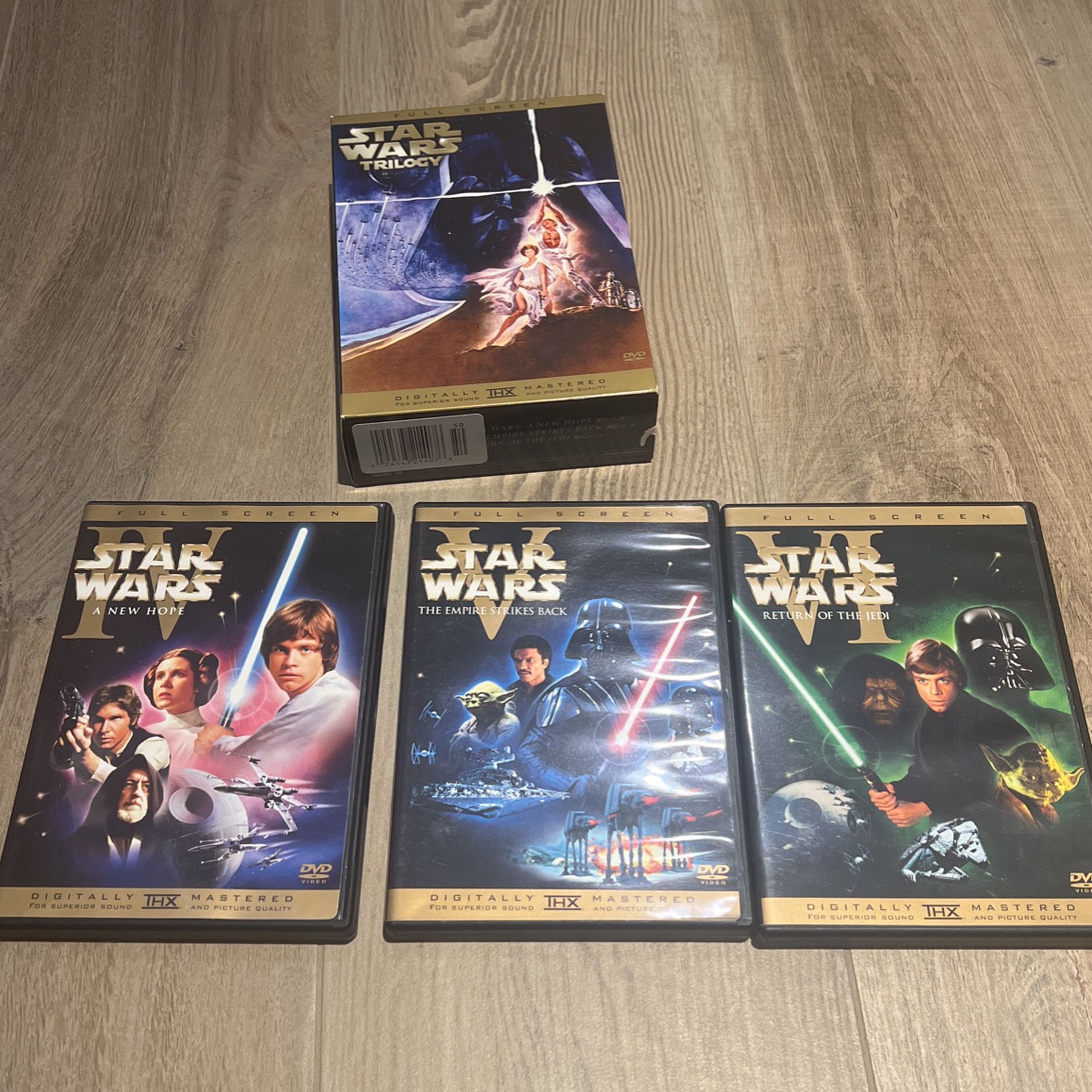 Star Wars Trilogy 4,5,6 DVD Collection