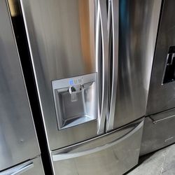 Kenmore Elite 36" Wide Stainless Steel French Door Refrigerator With Water 💧 And Ice Dispenser 