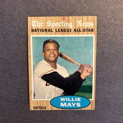 Vintage 1962 Topps #395 Willie Mays (AS). Negotiable