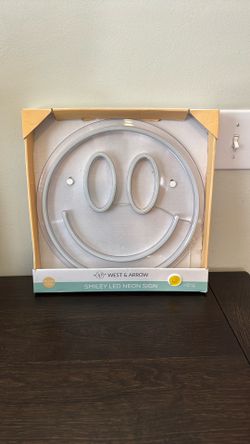Neon smiley face Sign