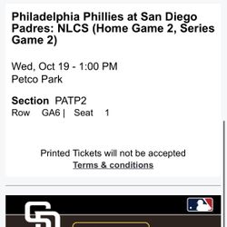 Padres Tickets Wednesday 