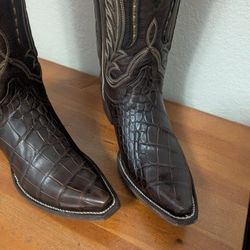 Real crocodile Boots Size 9 1/2
