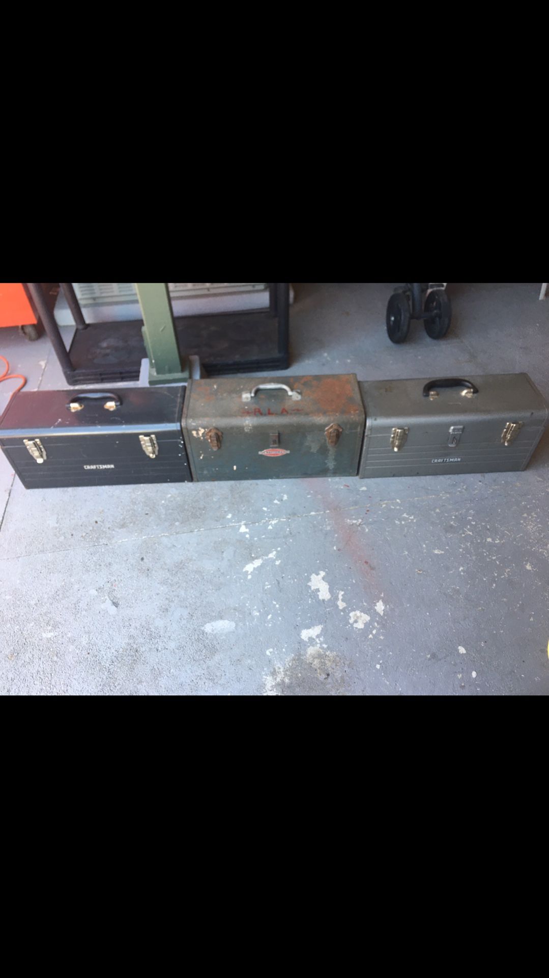 Vintage Craftsman Tool Box Made In USA
