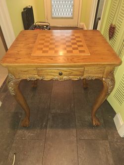 Beautiful Wooden Game Table