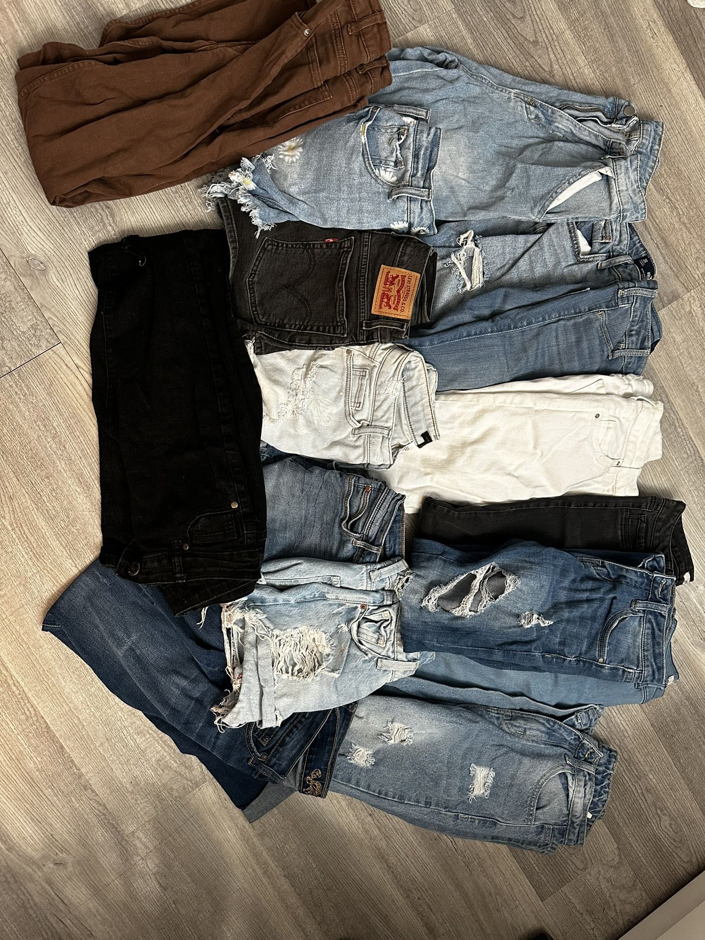Clothing Tops, Jeans, Shorts 