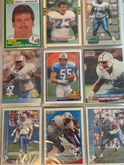 Huge NFL Football Card Collection Lot 500+ Cleveland Browns Bengals Topps Upper Deck Score