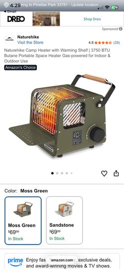 Naturehike Camp Heater with Warming Shelf