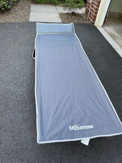 Two cots camping