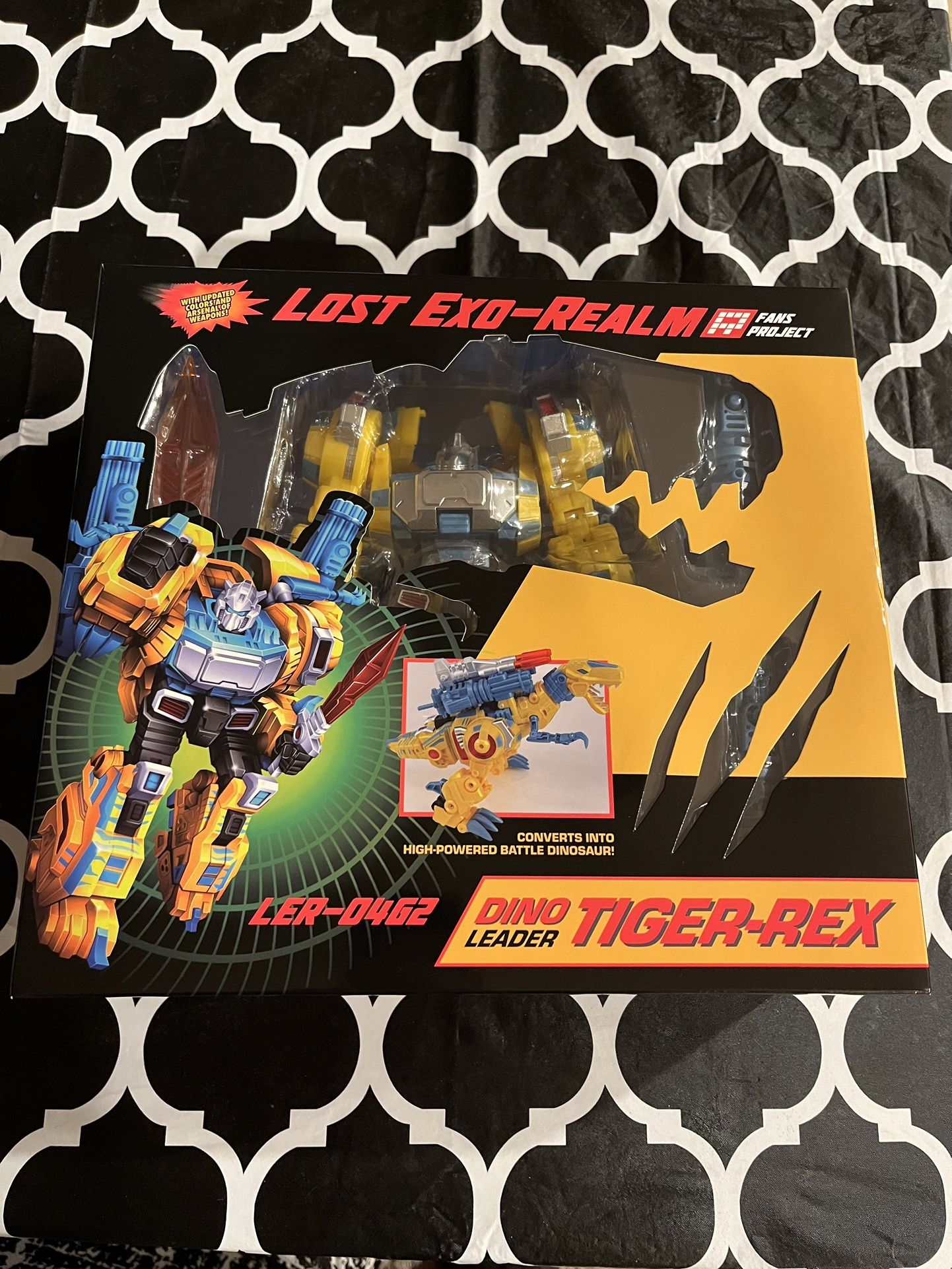 Fans Project Lost Exo Realm Tiger Rex Transformers Grimlock TFCON 2023 Los Angeles