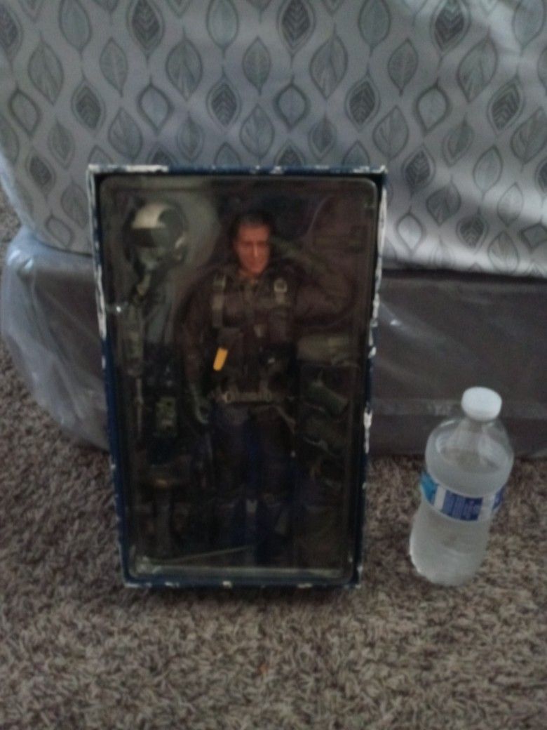 George W Bush Elite Force Action Figure US President Naval Aviator Doll Blue Box