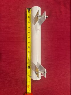 RV Toyhauler ladder flag pole mount. New