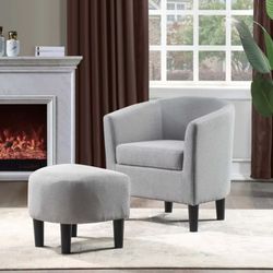 ACCENT CHAIR WITH OTTOMAN 