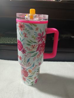 Tumbler Flowered