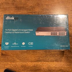 D-Link GO-SW-16G/E Network Gigabit Switch, 16 Port
