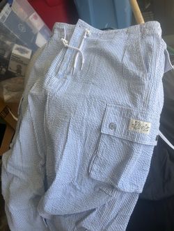 OBEY Shay Cargo Pinstripe Pant size 32 as is condtion