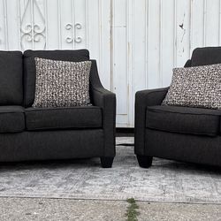 3 Seater & Loveseat Sofa Couch Set