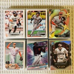 San Francisco Giants 220 Card Baseball Lot!
