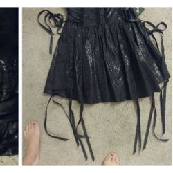 Gothic Style, Vintage Blacklist Skirt By Lip Service 