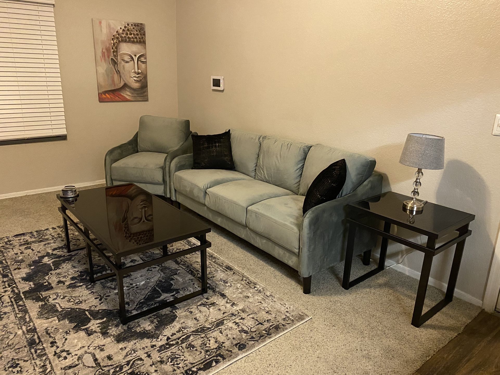 Black and Grey Living Room Furniture 