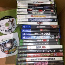 Set of 22 Xbox, Xbox360, XboxOne, and PS4 Games in Great Condition!