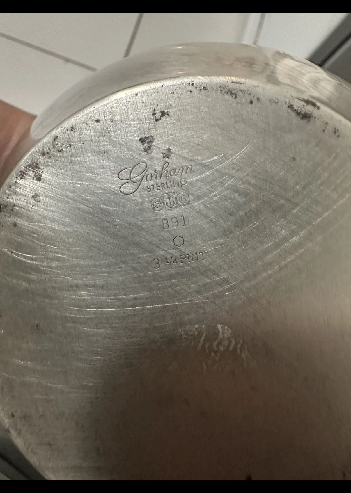 Gorham Sterling Silver 3/4 Pint