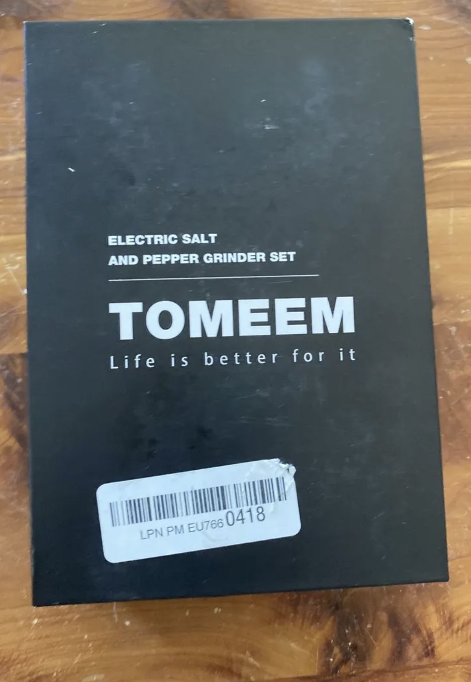 Tomeen Electric Salt And Pepper Grinder Set for Sale in West