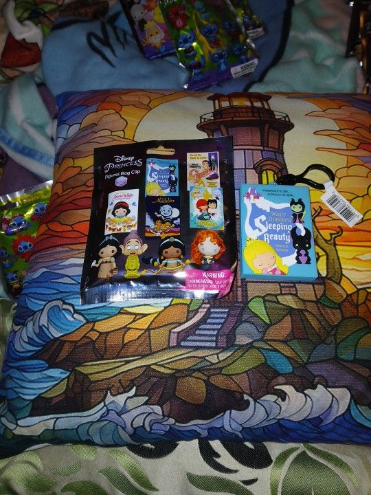 Disney Sleeping Beauty & Maleficent Poster New Keychain