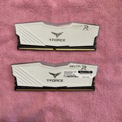 New RGB 32GB DDR4 3600 T Force Delta 16GB X 2