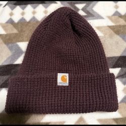 Carhartt Maroon Beanie One Size Fits All